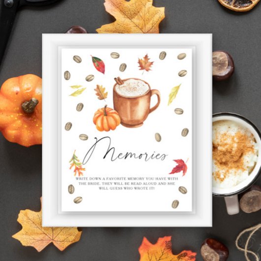 パンプキンコーヒーの思い出と花嫁 ポスター