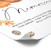 パンプキンコーヒーの思い出と花嫁 ポスター (角)