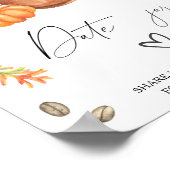 パンプキンコーヒーブライダルシャワーデイトナイトアイディア ポスター (角)