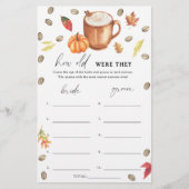 パンプキンコーヒー彼らは何歳だったブライダル (正面)