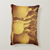 パンプキンコーンクア秋ヴィンテージルック アクセントクッション (裏面(縦))