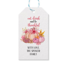 パンプキンサンクスギビングサンキューラベル