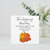 パンプキンサンクスギビングパーティーホリデイ 招待状 (スタンド正面)
