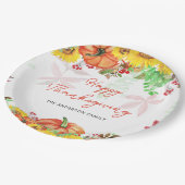 パンプキンサンクスギビング紙プレート ペーパープレート (アングル)