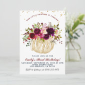 パンプキンサード誕生日招待状 招待状 (スタンド正面)