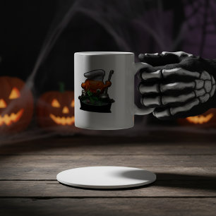 パンプキンシェフハロウィン - 魔女のブリューステーマ コーヒーマグカップ