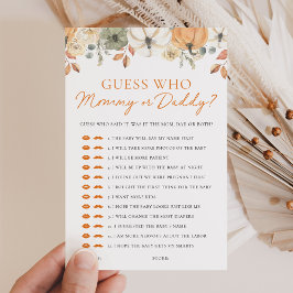 パンプキンシャワー誰がママかパパのゲーム