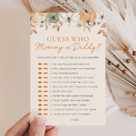 パンプキンシャワー誰がママかパパのゲーム