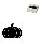 パンプキンシルエットを収穫 ラバースタンプ (押印)