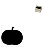 パンプキンシルエットアートスタンプ ラバースタンプ (押印)