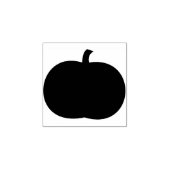 パンプキンシルエットアートスタンプ ラバースタンプ (インプリント)