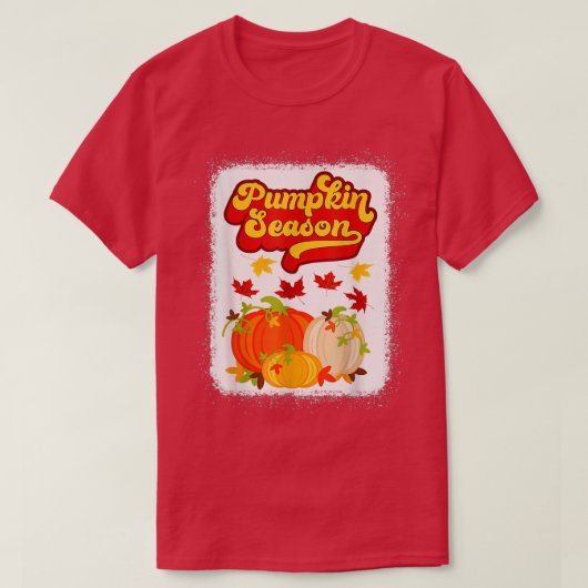 パンプキンシーズンこんにちは秋秋の色葉のと Tシャツ (デザイン正面)