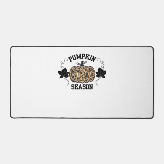 パンプキンシーズンチエプリントパンプキン秋デザイン デスクマット (正面)