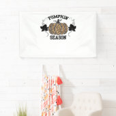 パンプキンシーズンチエプリントパンプキン秋デザイン 横断幕 (インサイチュ)