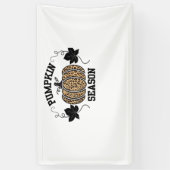 パンプキンシーズンチエプリントパンプキン秋デザイン 横断幕 (縦)