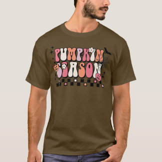 パンプキンシーズンハロウィーン秋ビーブスオータムサンクセグ Tシャツ