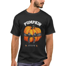 パンプキンシーズンレトロコケットハロウィーンTシャツ