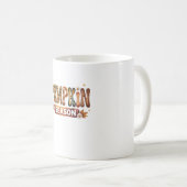 パンプキンシーズン秋ボホ コーヒーマグカップ (正面右)