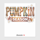 パンプキンシーズン秋ボホ シール (シート)