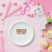 パンプキンシーズン秋ボホ ペーパープレート (パーティー)