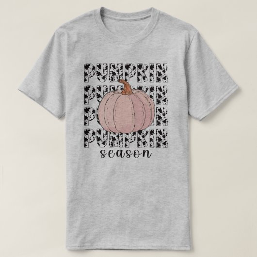 パンプキンシーズン秋紅葉 Tシャツ (デザイン正面)