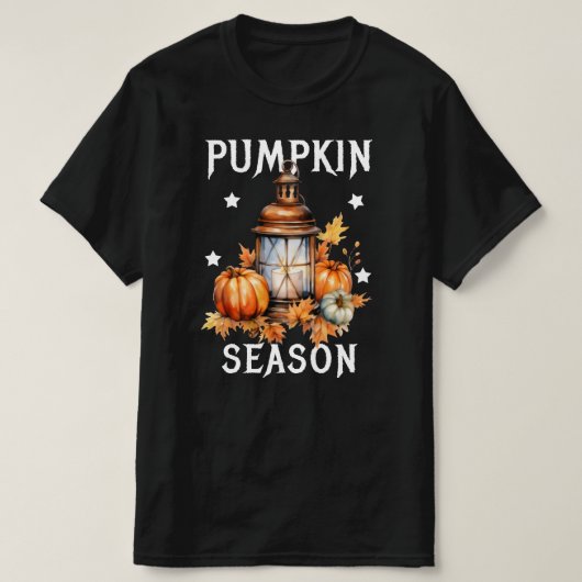 パンプキンシーズン秋紅葉 Tシャツ (デザイン正面)