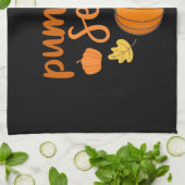 パンプキンシーズン秋 キッチンタオル (折り畳み)