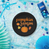 パンプキンシーズン秋 ペーパープレート (パーティー)