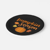 パンプキンシーズン秋 ペーパープレート (アングル)