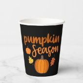 パンプキンシーズン秋 紙コップ (裏面)
