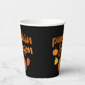 パンプキンシーズン秋 紙コップ (左)