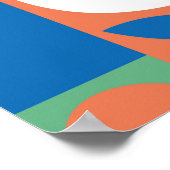 パンプキンシームレスパターン、レトロスタイルで手描き、 ポスター (角)