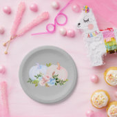 パンプキンジェンダーがピンクブルーの秋を明らかにする ペーパープレート (パーティー)