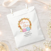 パンプキンジェンダーが党の好意を明らかにするバッグ フェイバーバッグ (クリップ留めされた状態)