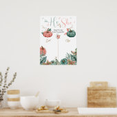 パンプキンジェンダーが投票サインを明らかにする ポスター (キッチン)