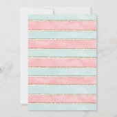 パンプキンジェンダーリビールベビーシャワー招待状 招待状 (裏面)