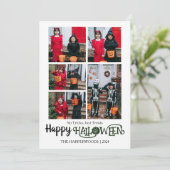 パンプキンジャック – o – ランタンハロウィンファミリー5写真 シーズンカード (スタンド正面)