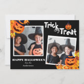 パンプキンジャックo – ランタンハロウィンファミリー2写真 シーズンカード (正面)