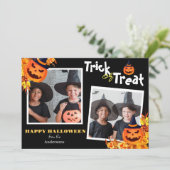 パンプキンジャックo – ランタンハロウィンファミリー2写真 シーズンカード (スタンド正面)
