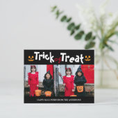 パンプキンジャックo – ランタンハロウィンファミリー2写真 シーズンポストカード (スタンド正面)