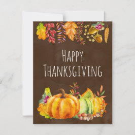 パンプキンスと紅葉を収穫縁ど シーズンカード