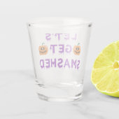 パンプキンスのパープルを叩いてみよう ショットグラス (裏面)