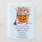 パンプキンスイーツウィッチブロムハローウィンパーティ 招待状 (正面)