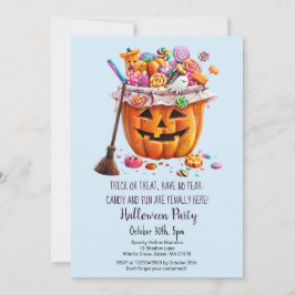 パンプキンスイーツウィッチブロムハローウィンパーティ 招待状