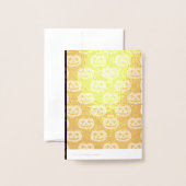 パンプキンスカル 箔カード (裏面封筒付き)