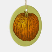 パンプキンスケッチ セラミックオーナメント (右)