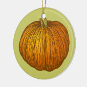 パンプキンスケッチ セラミックオーナメント (左)