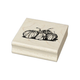 パンプキンスチルライフ、オリジナルスケッチ ラバースタンプ