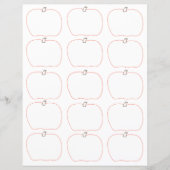 パンプキンスドロー空白の顔ハロウィーンスクラップブック紙 (正面)