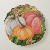 パンプキンスハロウィーン丸い枕 ラウンドクッション (裏面)